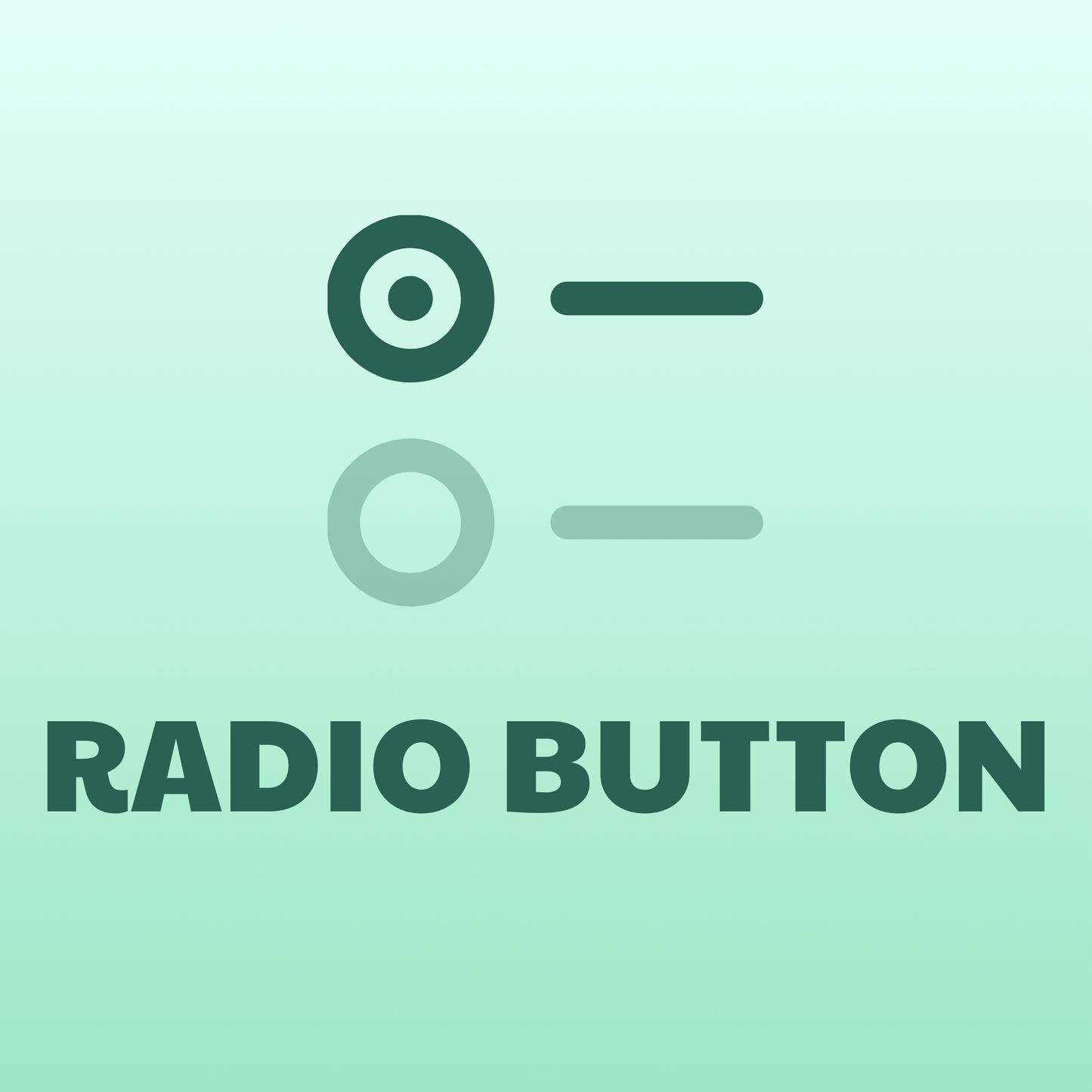 Radio buttons