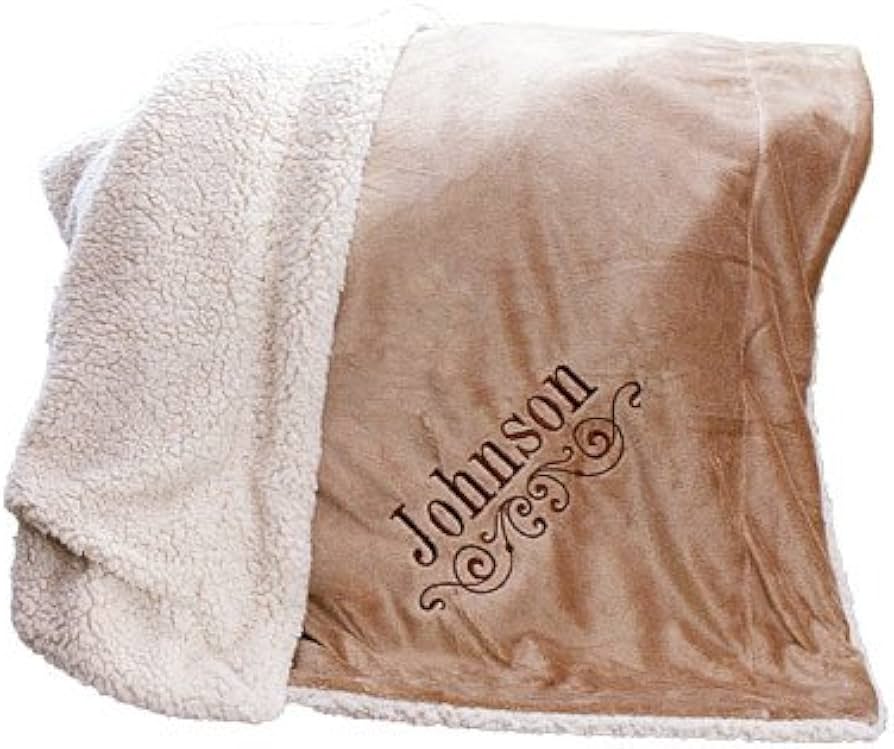 Custom Embroidered Blanket