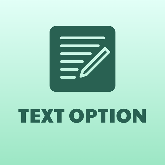 Text options