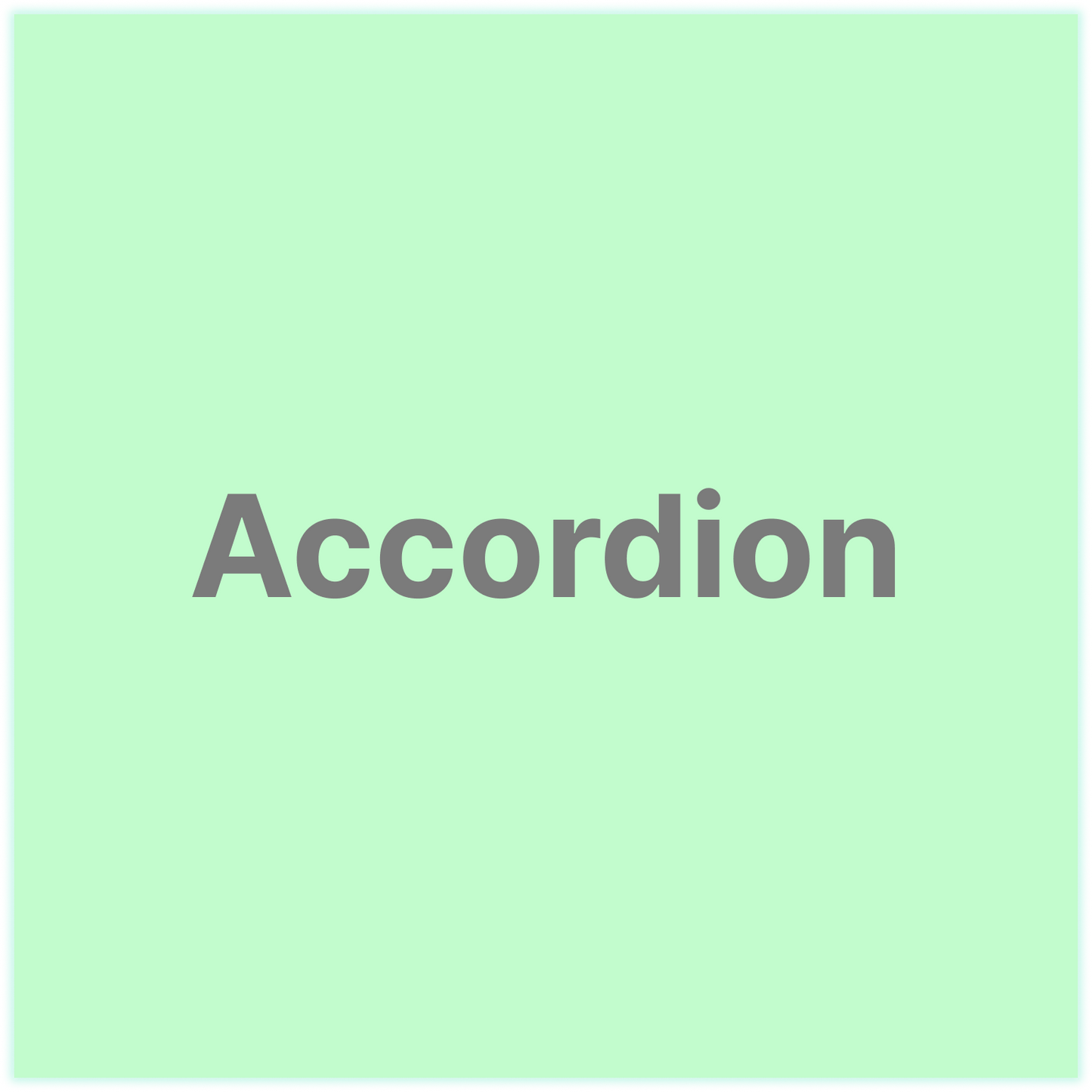 Accordion Styles Radio Buttons